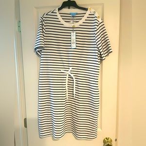 Draper James tie waist t shirt dress NWT size M